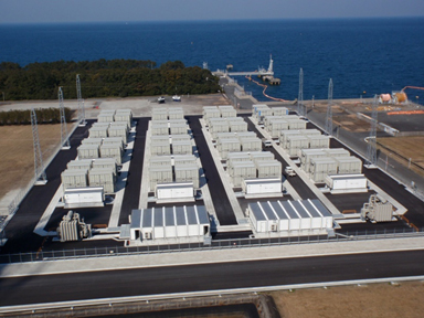 豊前発電所内 蓄電池システム メンテナンス工事